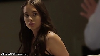 O Encontro Romântico De Gia Paige E Seu Padrasto É Capturado Na Câmera.