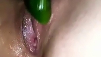 Amateur Fun With Sex Toys And Vegetables