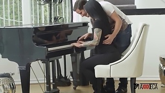 Jack Escobar Seduces His Student Katrina Jade During Piano Lessons And Has Intense Sex