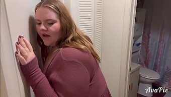 Surprised And Filled With Cum Chubby Co-Living Partner