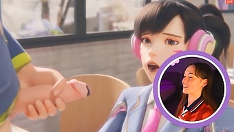 Hd Video Of A Solo Female Overwatch D.Va'S Erotic Reaction