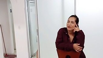 A Middle-Aged Latina Woman Discovers Her Stepmother Pleasuring Herself Over The Phone With Her Lover And Confronts Her About It