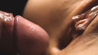 Intense Detail Of Pussy Penetration And Internal Ejaculation