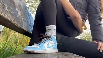 Amateur Teen Couple Gets Wild In A Public Park