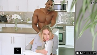 A Woman Left Alone With Her Muscular Black Roommate Leads To Sexual Exploration