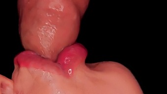 Intense Close-Up Of A Skilled Blowjob Artist Milking And Sucking An Uncut Penis To Climax Twice. Sensual Handjob And Asmr Sounds Included