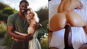 Interracial Threesome With Busty Blonde Wife And Well-Endowed Black Lover