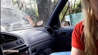 Public Oral Pleasure With A Stranger In A Car