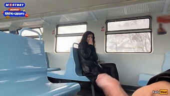 Public Train Adventure With A Stranger Ends Up In A Cumwalk